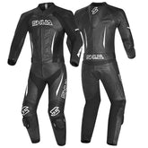 SHUA INFINITY 2PC Moto Homem Fatos Preto Branco - Imagem dupla de ternos